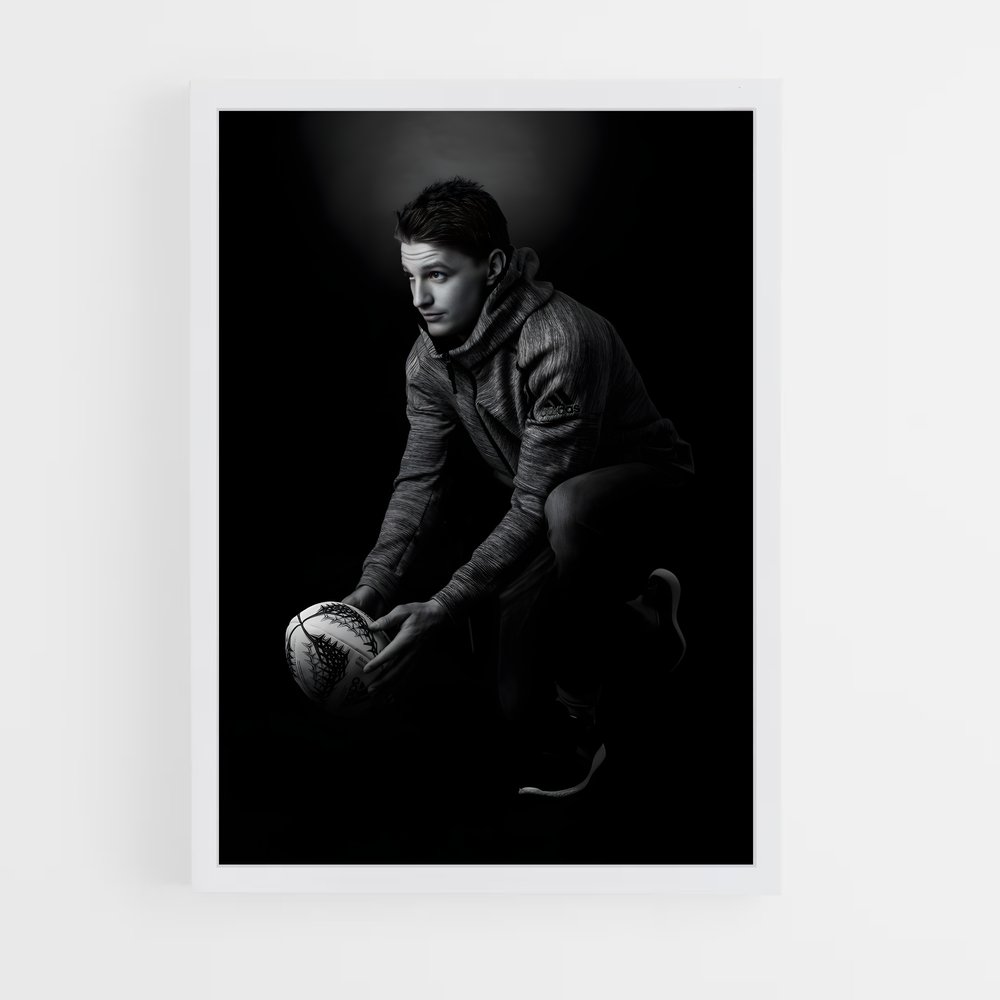 Poster Beauden barrett décisifs – affiche Rugby (vue 3)